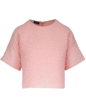 Akris Textured Blouse - Pink