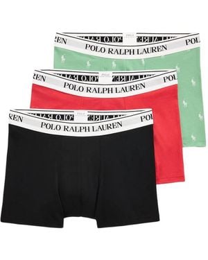 Polo Ralph Lauren Logo Boxers (Set Of Three) - White