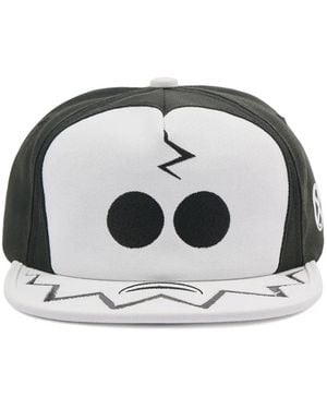 SAINT Mxxxxxx Pet Met Geborduurd Logo En Grafische Print - Metallic