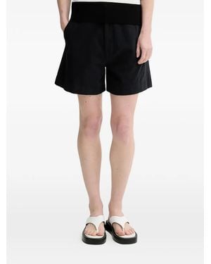 Filippa K Belt Loops-Detail Shorts - Black