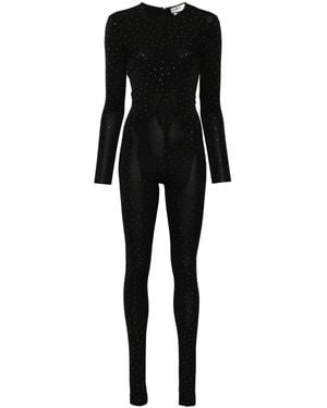Nissa Jumpsuit Mit Strassverzierung - Schwarz