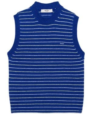 Prada Cashmere Vest - Blue