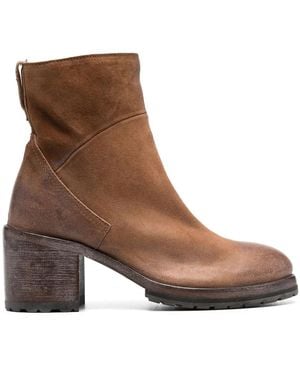 Moma 70Mm Leather Ankle Boots - Brown