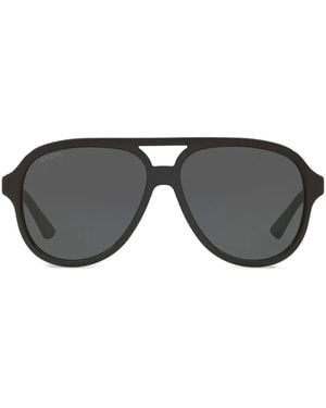 Gucci Gg0688S001 001 Aviator-Frame Sunglasses - Grey