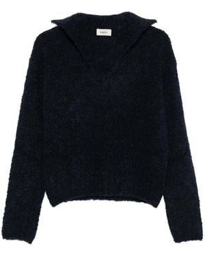 Barena Pullover aus Bouclé - Blau