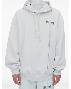 Kusikohc Logo-Print Hoodie - White