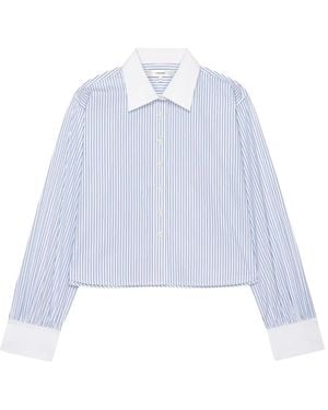 FRAME Chemise À Rayures - Blanc
