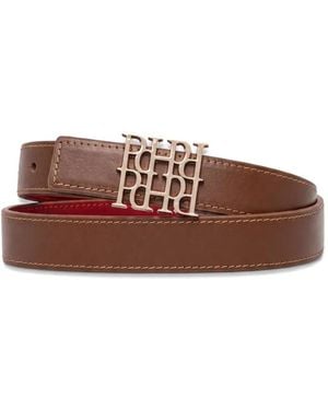 Pedro Del Hierro Madrid Logo Buckle Belt - Brown