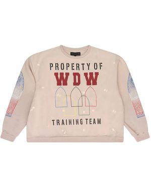 Who Decides War Crew-Neck Sweatshirt - Pink