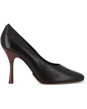 Tod's Pointed-Toe Leather Pumps - Black