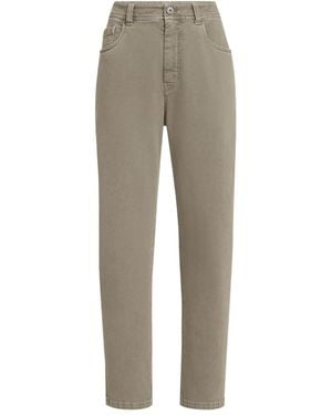 Brunello Cucinelli Five-Pocket Jeans - Gray