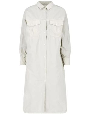 Aspesi Chest-Pocket Coat - White
