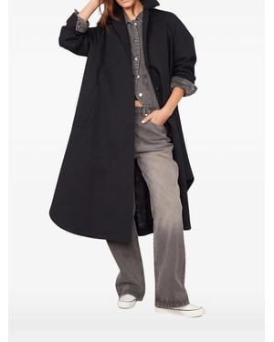 Officine Generale Cappotto Monopetto Freya - Blu