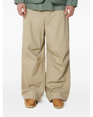 Engineered Garments Cotton Wide-Leg Trousers - Natural
