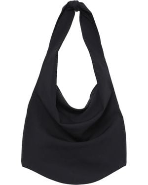 ROKH Halterneck Draped Top - Black