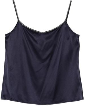 Panicale Spaghetti-Strap Top - Blue