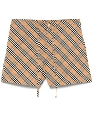 Burberry Shorts Vintage Check - Neutro