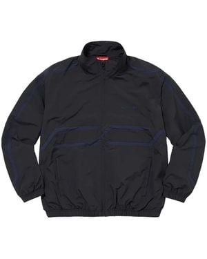 Supreme Inset Link Chain Link Track Jacket - Blue