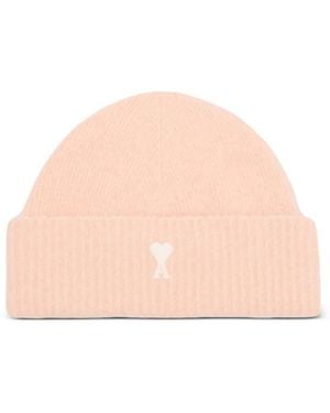 Ami Paris Ami De Coeur ストライプ ビーニー - ナチュラル