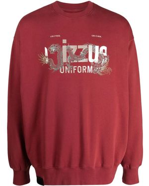 Izzue ドロップショルダー スウェットシャツ - レッド