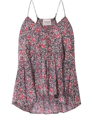 Isabel Marant Lirhetta Ruffled Top - Pink