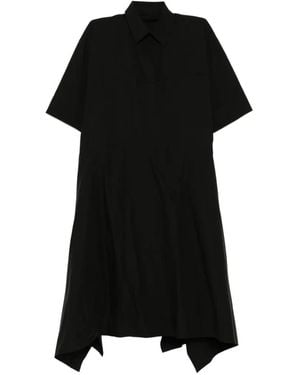 JNBY Abito Con Orlo Asimmetrico - Nero