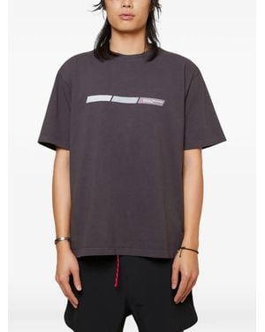 District Vision Logo-Detail T-Shirt - Grey