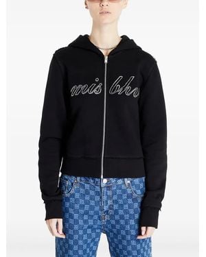 MISBHV Crystal-Embellished Hoodie - Black