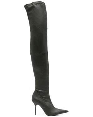 Patrizia Pepe Stretch-Nappa Over-The-Knee Boots - White