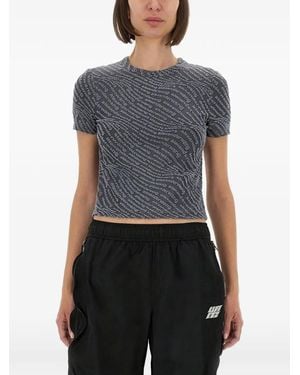 T By Alexander Wang Logo T-Shirt - Blue