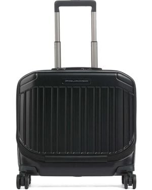 Piquadro Maletín Pq-Light Pilot Con Ruedas - Negro