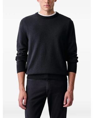 Marc O' Polo Pull À Logo Brodé - Black
