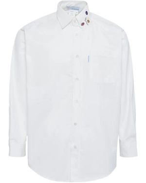 JUNTAE KIM Embroidery Button Shirt - White