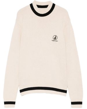 Iceberg Logo-Embroidered Jumper - Natural