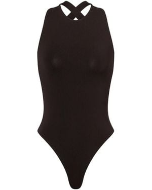 Philosophy Di Lorenzo Serafini Cut-Out Detailing Bodysuit - Black