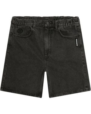 Aape By A Bathing Ape Logo-Patch Shorts - Black