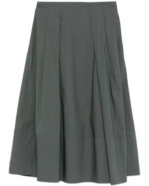 Woolrich Cotton Long Skirt - Gray