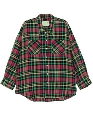 R13 Plaid Pocket Shirt - Green