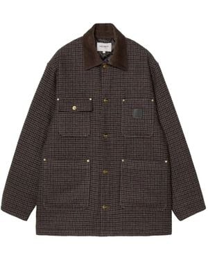 Carhartt Manteau À Col En Velours Côtelé - Marron