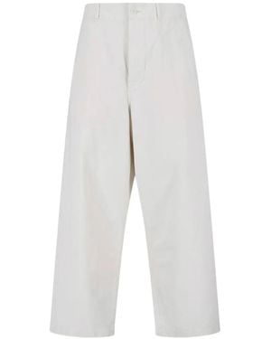 Kaptain Sunshine Cotton Trousers - White