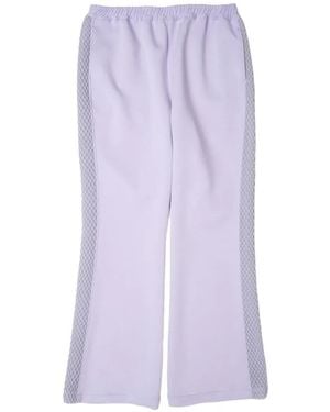 Yoshio Kubo Pantaloni Sportivi Con Inserti - Viola