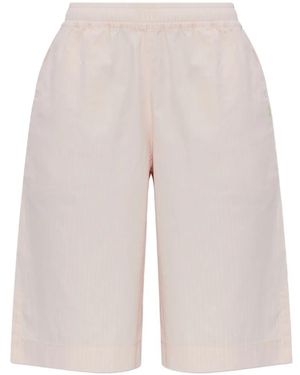 Rethinkit Studios Pantalones Cortos Dayflow A Rayas - Blanco
