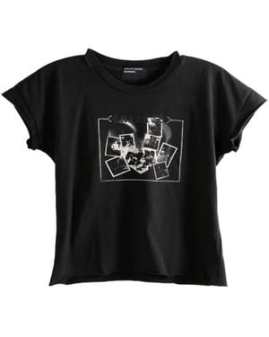 Enfants Riches Deprimes Graphic-Print Raw-Cut T-Shirt - Black