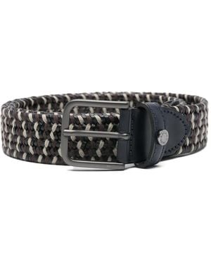 Paul & Shark Braided Belt - Black