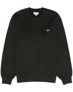 Lacoste Logo-Patch Sweatshirt - Black