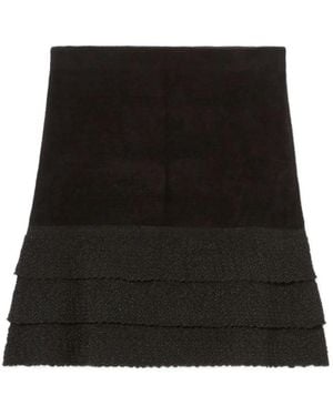 Claudie Pierlot Midirock Mit Rüschen - Schwarz