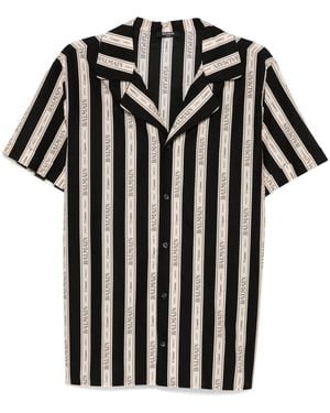 Balmain ストライプ シャツ - ブラック