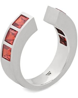 Tom Wood Arch Square Ring - White