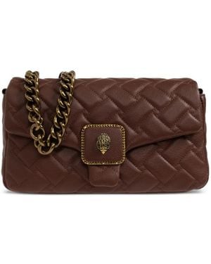 Kurt Geiger Pimlico Quilted Leather Shoulder Bag - Brown