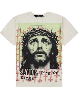 HELLSTAR Lettering Graphic T-Shirt - White